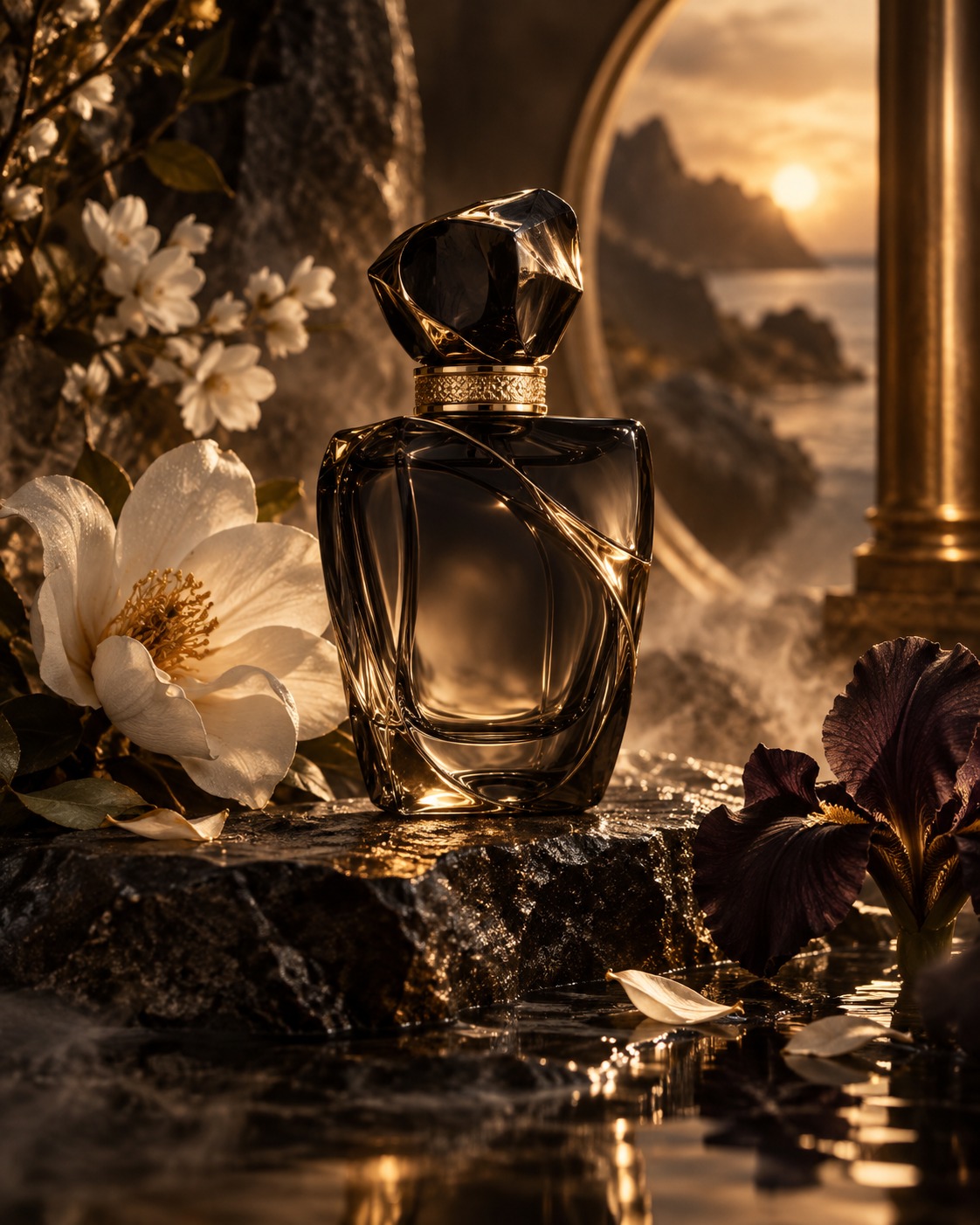 ROMAN RUINS CRYSTAL FLACON — Haute Parfumerie & Ancient Roman Ruins
